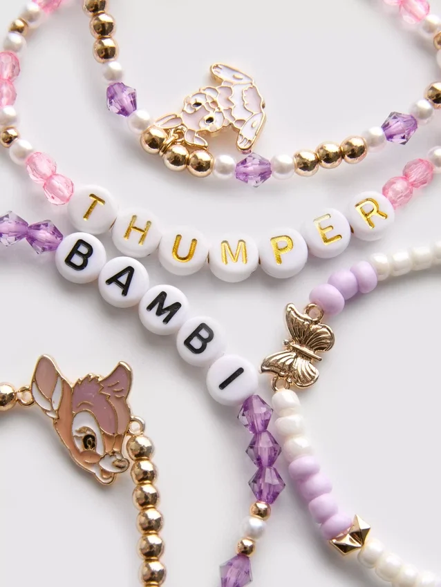 4-pack Disney-armband med Bambi-motiv