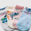 4-pack Disney-sneakerstrumpor med Stitch