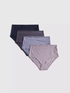 4-pack högmidjade trosor i mikrofiber