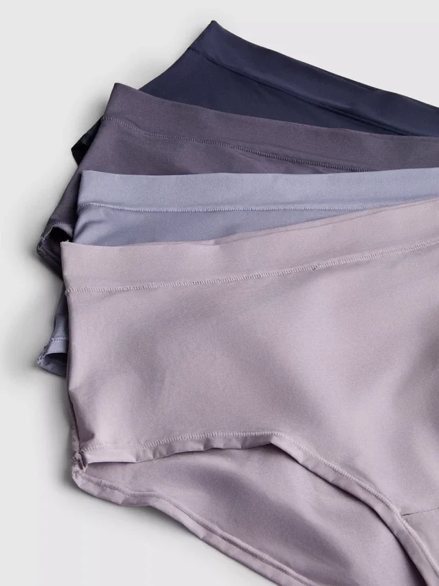 4-pack högmidjade trosor i mikrofiber