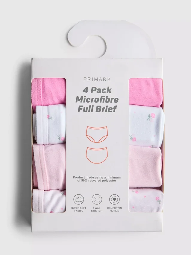 4-pack mikrofiberkalsonger