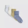 4-pack ribbade babystrumpor