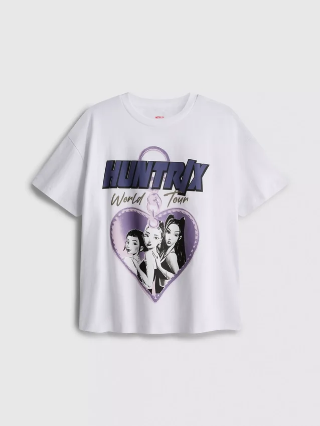 5–15 år | K-Pop Demon Hunters oversized-T-shirt