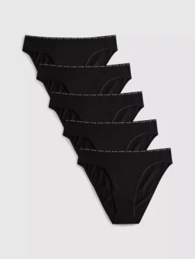 5-pack bikinitrosor med hög bomullshalt