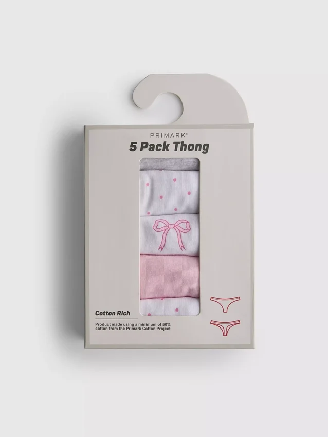 5-pack bomullssträngtrosor
