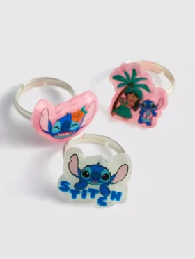 5-pack Disney-berlockringar med Stitch