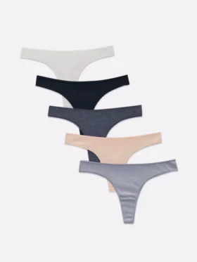 5-pack enfärgade stringtrosor