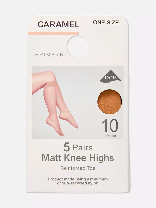 5-pack matta knähöga strumpbyxor