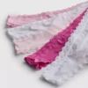 5-pack mikrofiber-stringtrosor med spetskant