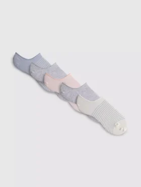 5-pack osynliga bomullsstrumpor