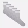 5-pack randiga sportstrumpor