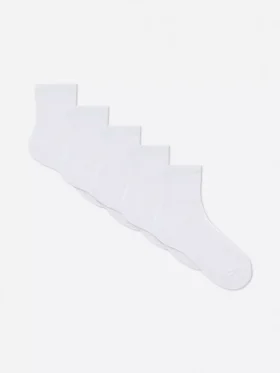 5-pack ribbade korta strumpor