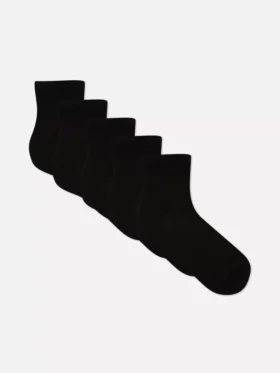5-pack ribbade korta strumpor