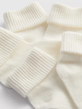 5-pack strumpor med ribbade muddar