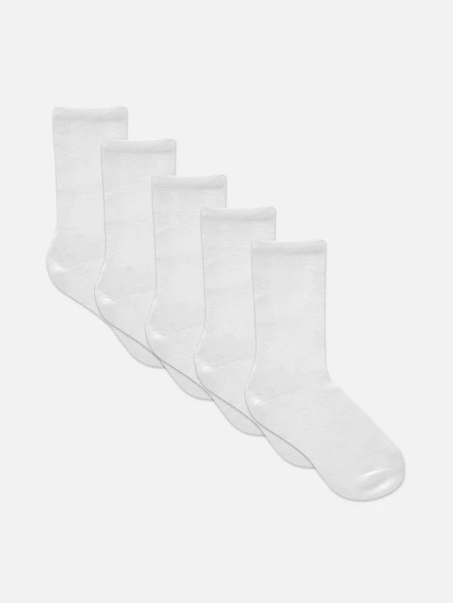 5-pack vita korta strumpor