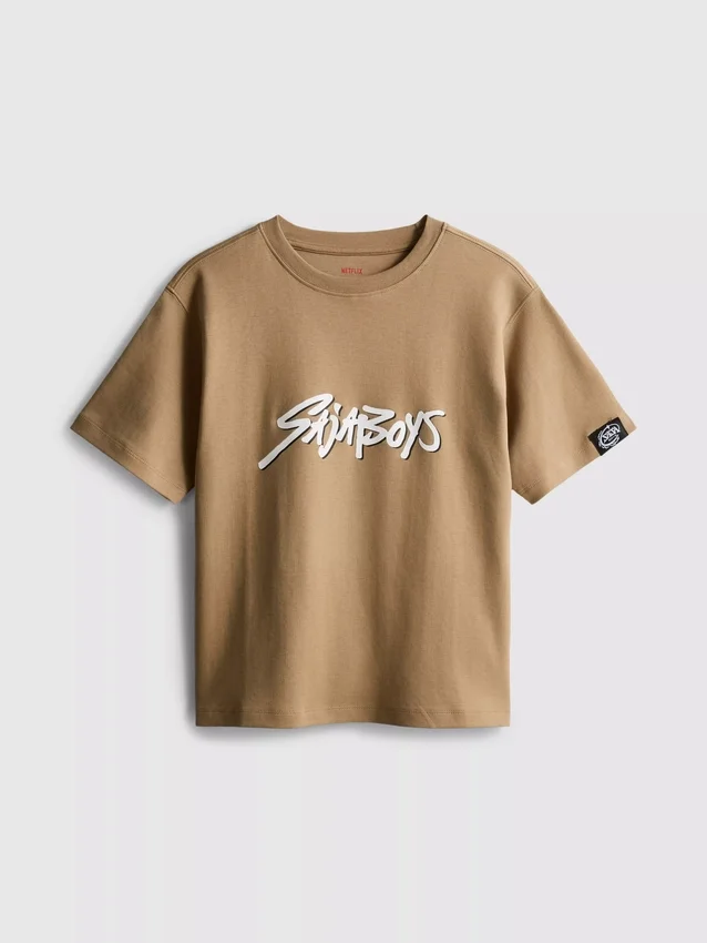 6–15 år | K-Pop Demon Hunters Saja Pojkar grafisk T-shirt
