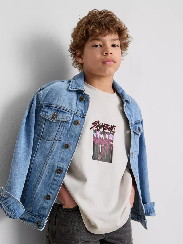 6–15 år | K-pop Demon Hunters Saja Pojkar T-shirt