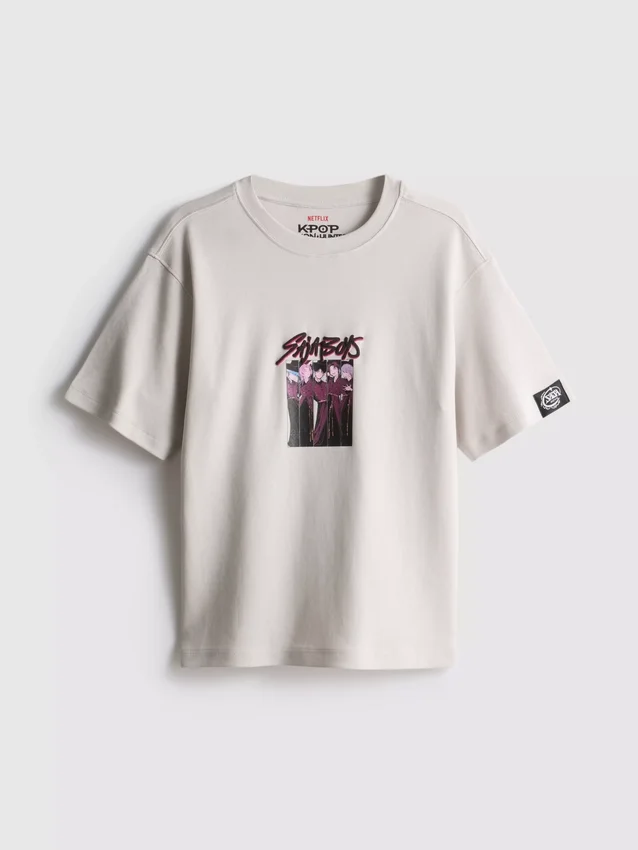 6–15 år | K-pop Demon Hunters Saja Pojkar T-shirt