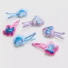 6-pack hårklämmor med Stitch från Disney