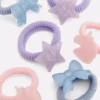 6-pack hårsnoddar med berlocker