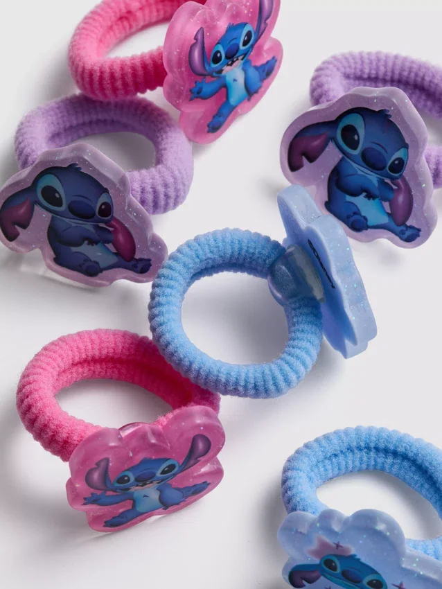 6-pack hårsnoddar med Disneys Stitch