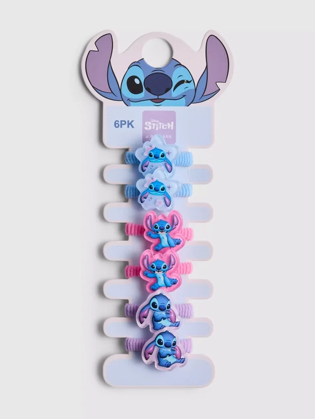 6-pack hårsnoddar med Disneys Stitch