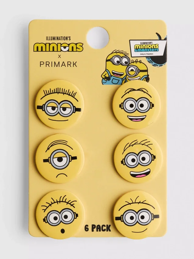 6-pack minions-knappar