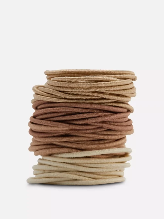 60-pack tjocka elastiska hårband
