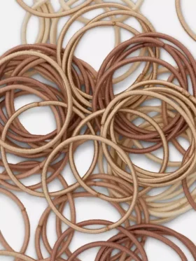 60-pack tjocka elastiska hårband