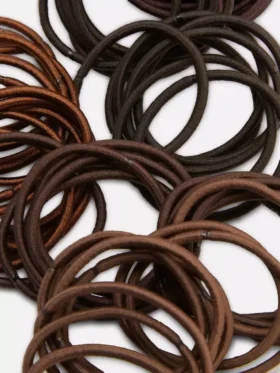 60-pack tjocka elastiska hårband