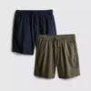 7–15 år | 2-pack shorts med dragsko