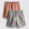 7–15 år | 2-pack shorts med dragsko