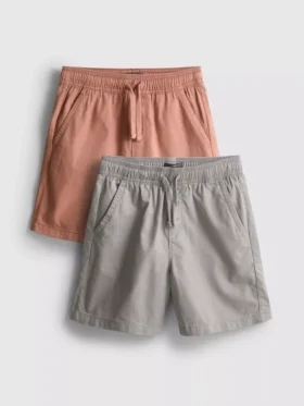 7–15 år | 2-pack shorts med dragsko
