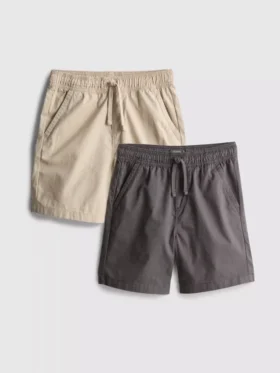 7–15 år | 2-pack shorts med dragsko