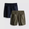 7–15 år | 2-pack shorts med dragsko