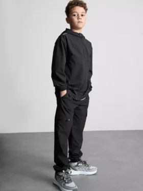 7–15 år | aktiv hoodie med dragkedja