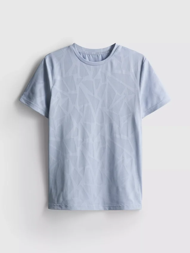 7–15 år | aktiv jacquard-T-shirt