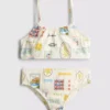 7–15 år | bikini med vykortmotiv
