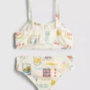 7–15 år | bikini med vykortmotiv
