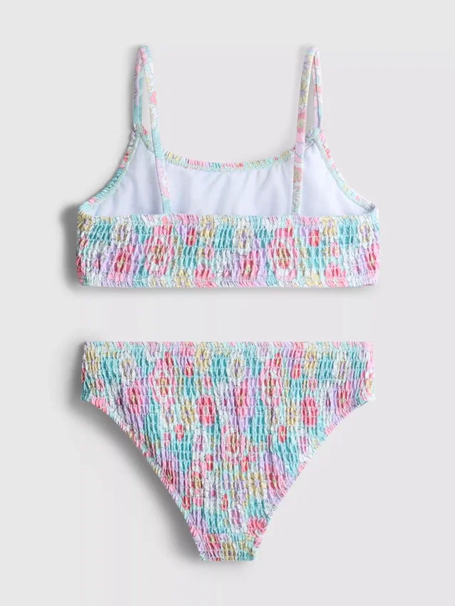 7–15 år | blommig rynkad bikini