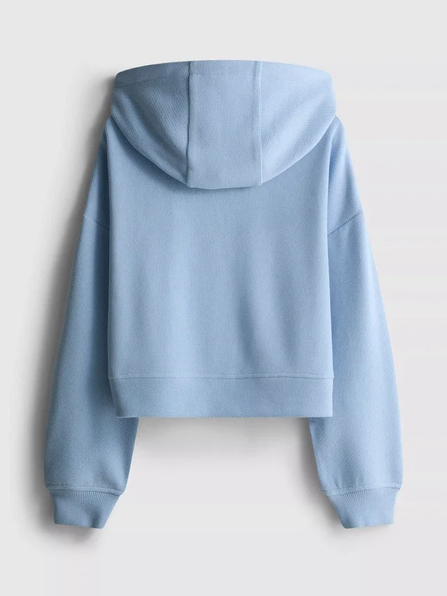 7–15 år | borstad hoodie