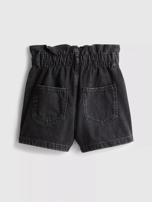 7–15 år | denimshorts i papperspåse