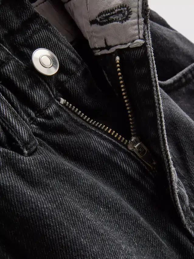 7–15 år | denimshorts i papperspåse
