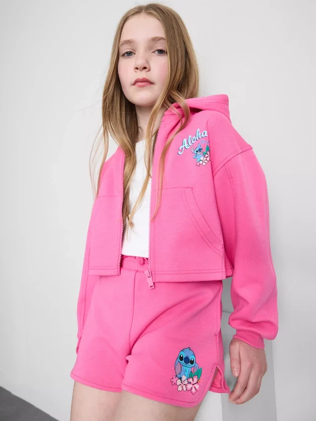 7–15 år | Disneys Stitch-tröja med dragkedja och huva