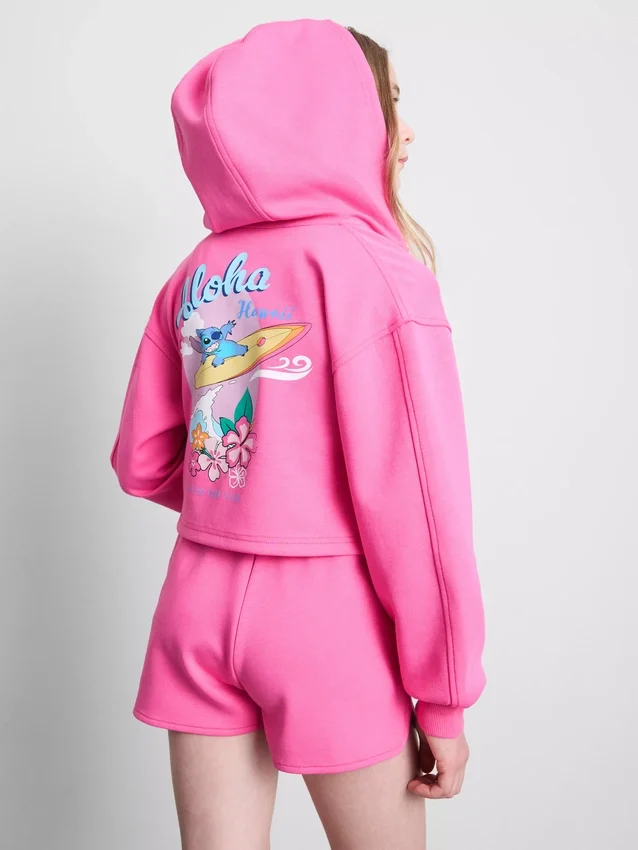 7–15 år | Disneys Stitch-tröja med dragkedja och huva