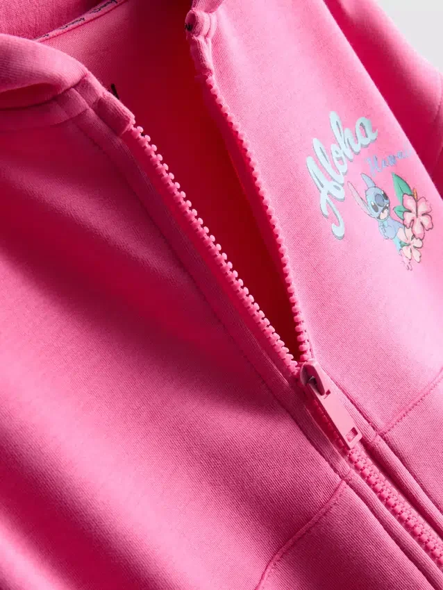 7–15 år | Disneys Stitch-tröja med dragkedja och huva