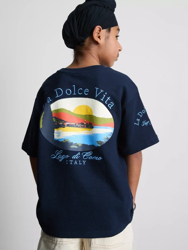 7–15 år | Dolce Vita-T-shirt med tryck