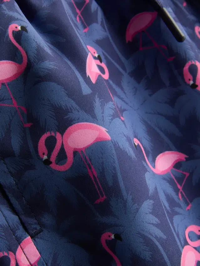 7–15 år | flamingo-motiverade badshorts