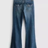 7–15 år | flare-jeans med bälte