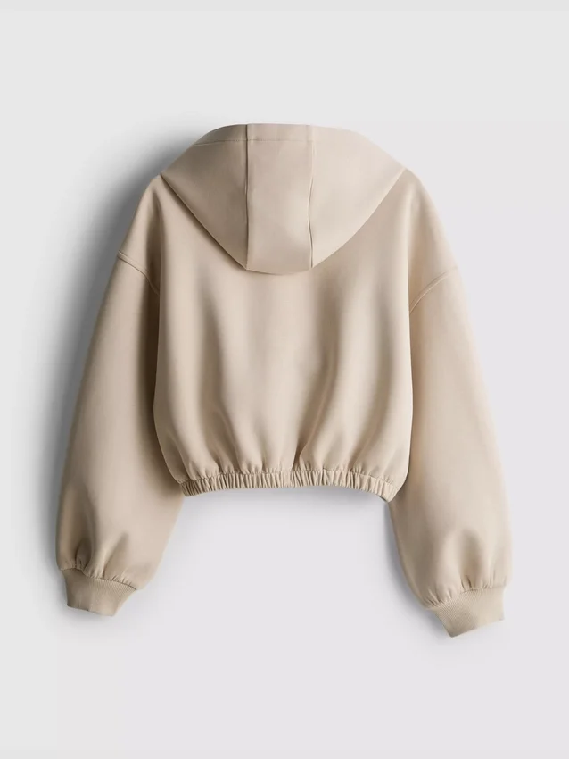 7–15 år | hoodie med bubbelkant